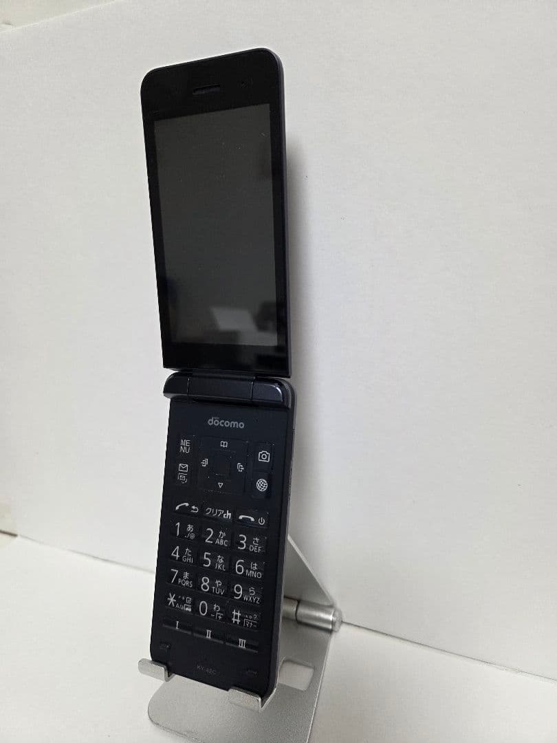 docomo DIGNO KY-42C ブラック 携帯 本体used品初期化済み