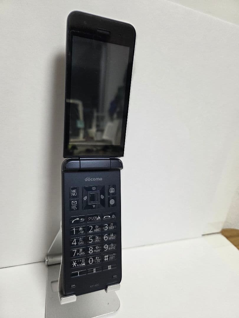docomo DIGNO KY-42C ブラック 携帯 本体used品初期化済み