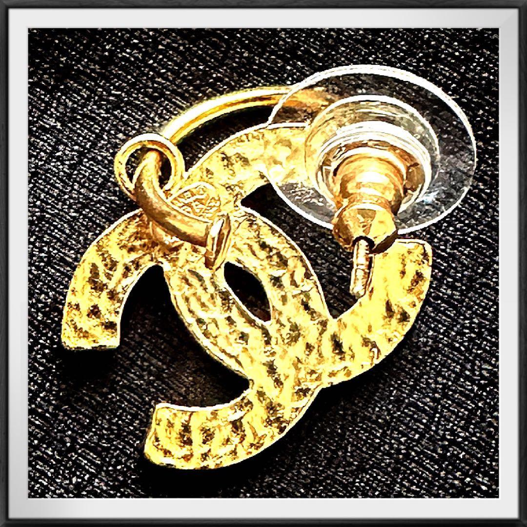 正規品 シャネル CHANEL ピアス ヴィンテージ ココマーク 片耳