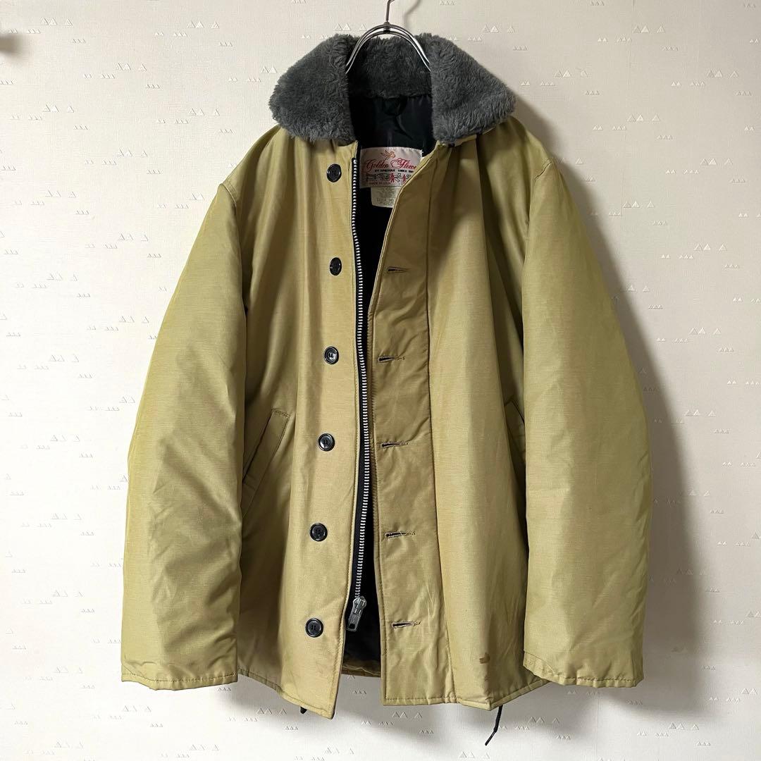 USA製 80's スピワック USN USNAVY N-1 デッキジャケット