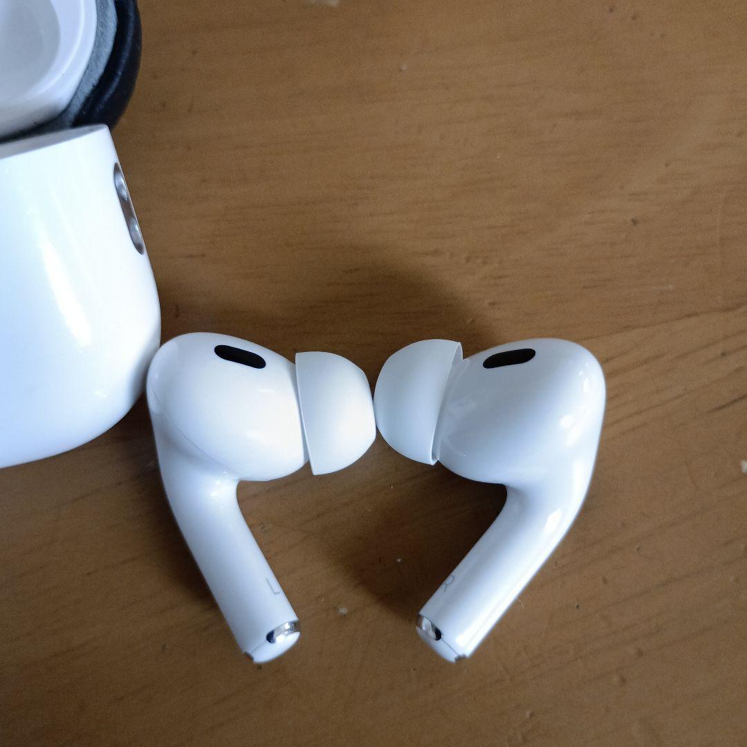 AirPods2？本体 ホワイト レザー?ケース付き