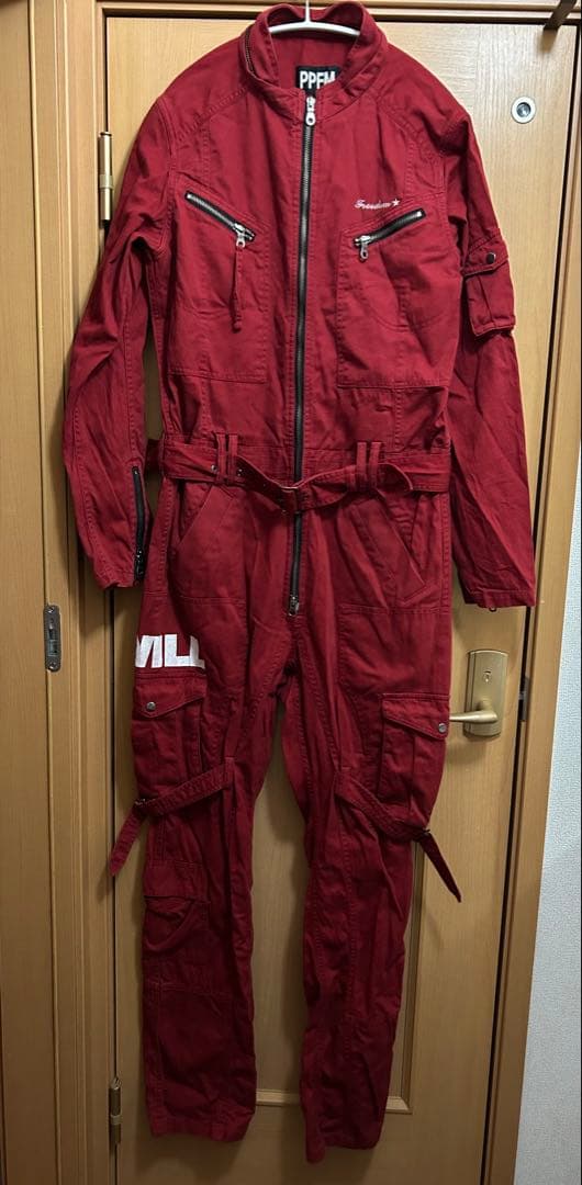 PPFM Bondage Skull ボンテージパンツ　オーバーオール