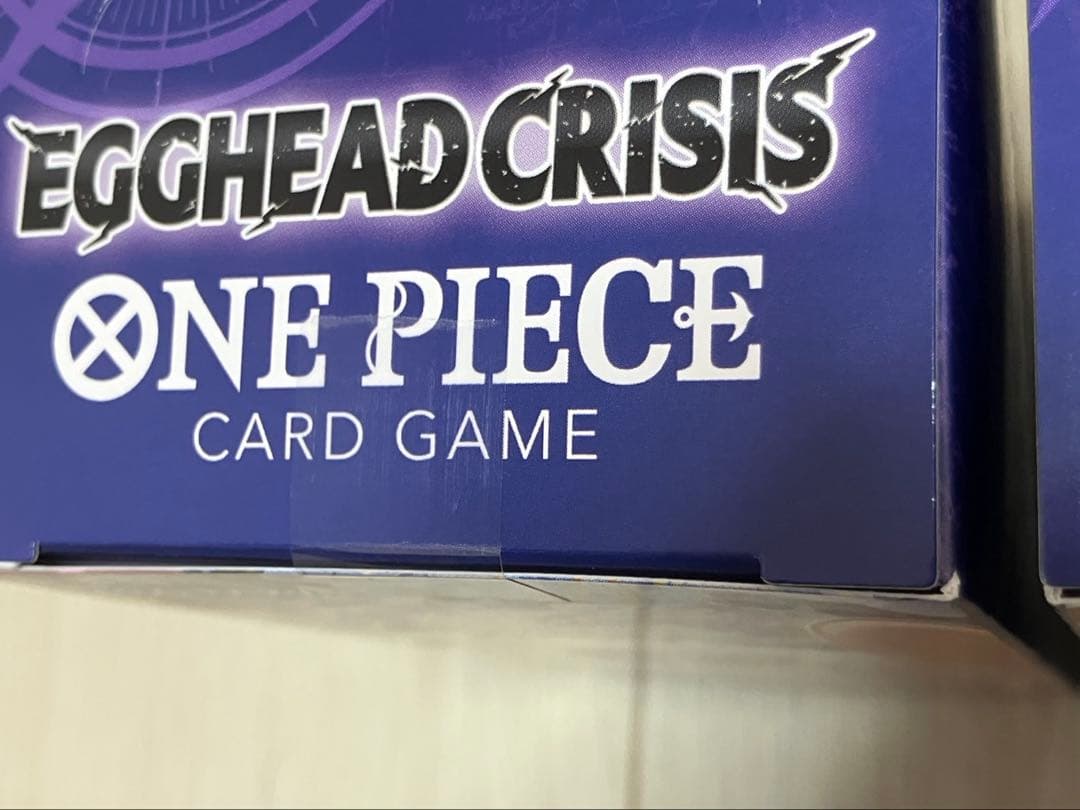 【新品未開封】3BOX ONE PIECE カードゲーム　eb-04　テープ付き