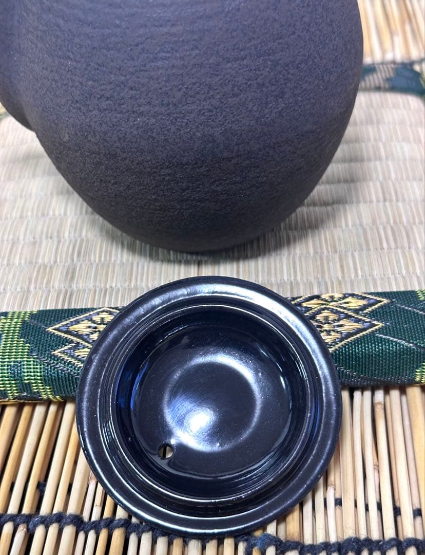 新品　菊地保寿堂　奥山清行デザイン　和鉄ポット　まゆSS 鉄急須　南部鉄瓶