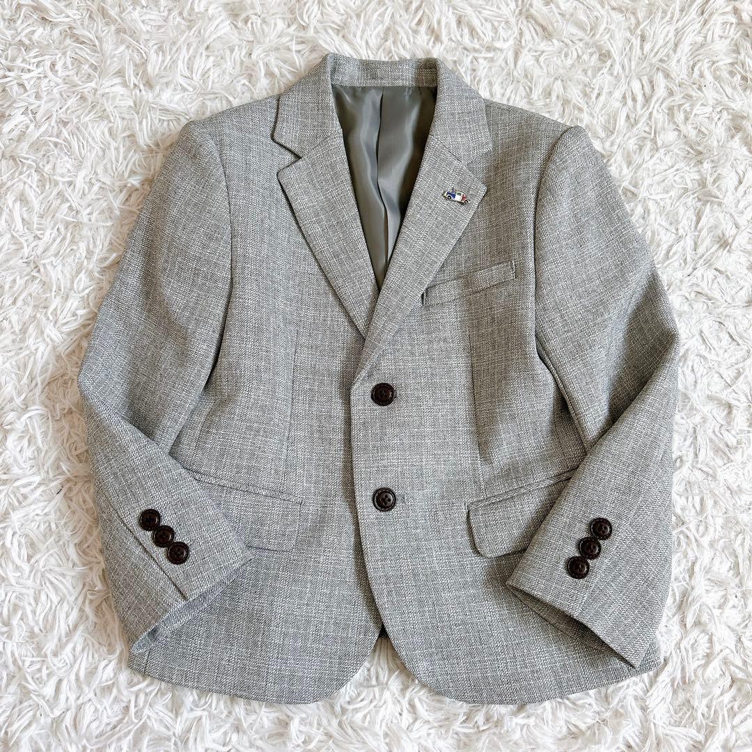 極美品⁂プティマイン⁂キッズフォーマルセットアップ5点　セレモニー　男の子120