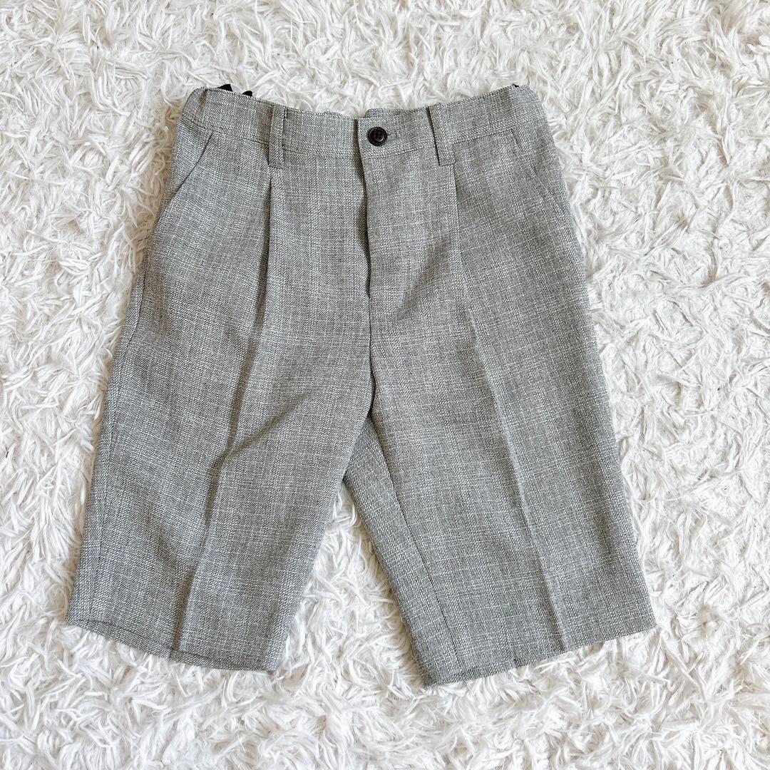 極美品⁂プティマイン⁂キッズフォーマルセットアップ5点　セレモニー　男の子120