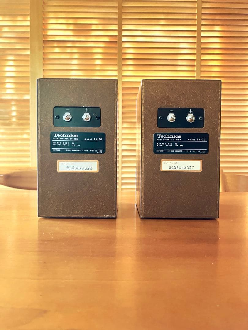 【稼働品】　テクニクス　technics SB-30 フルレンジスピーカー