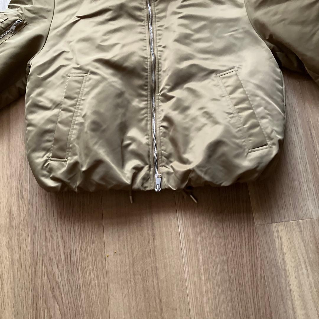 ZARA フェイクファー襟 ボンバージャケット ZW Sサイズ　新品