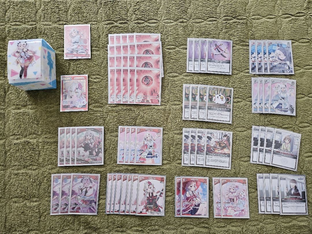 ホロライブオフィシャルカードゲーム ホロカ 百鬼あやめ デッキ ケース付き