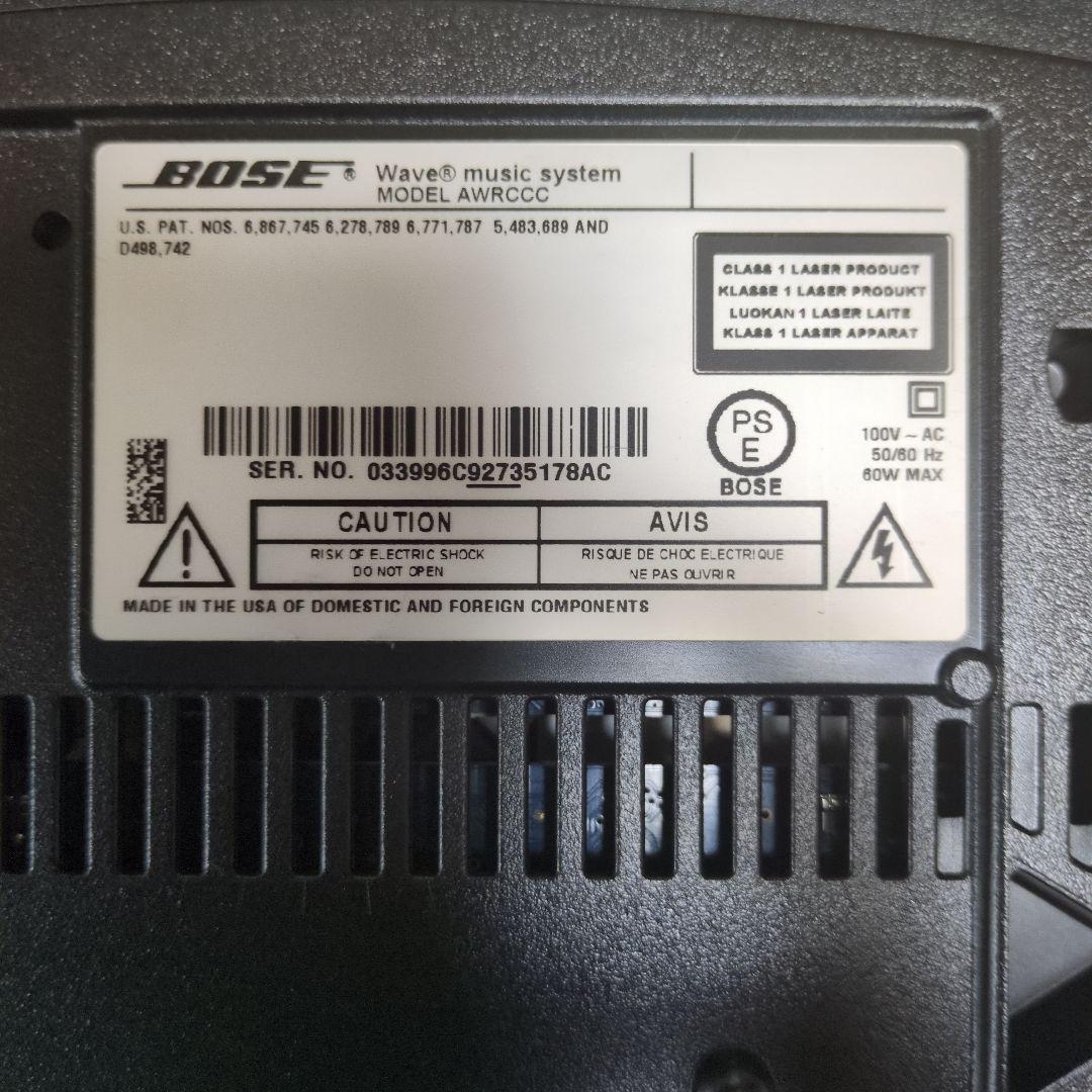 Bose Wave Music System完動美品純正リモコン純正コード取説