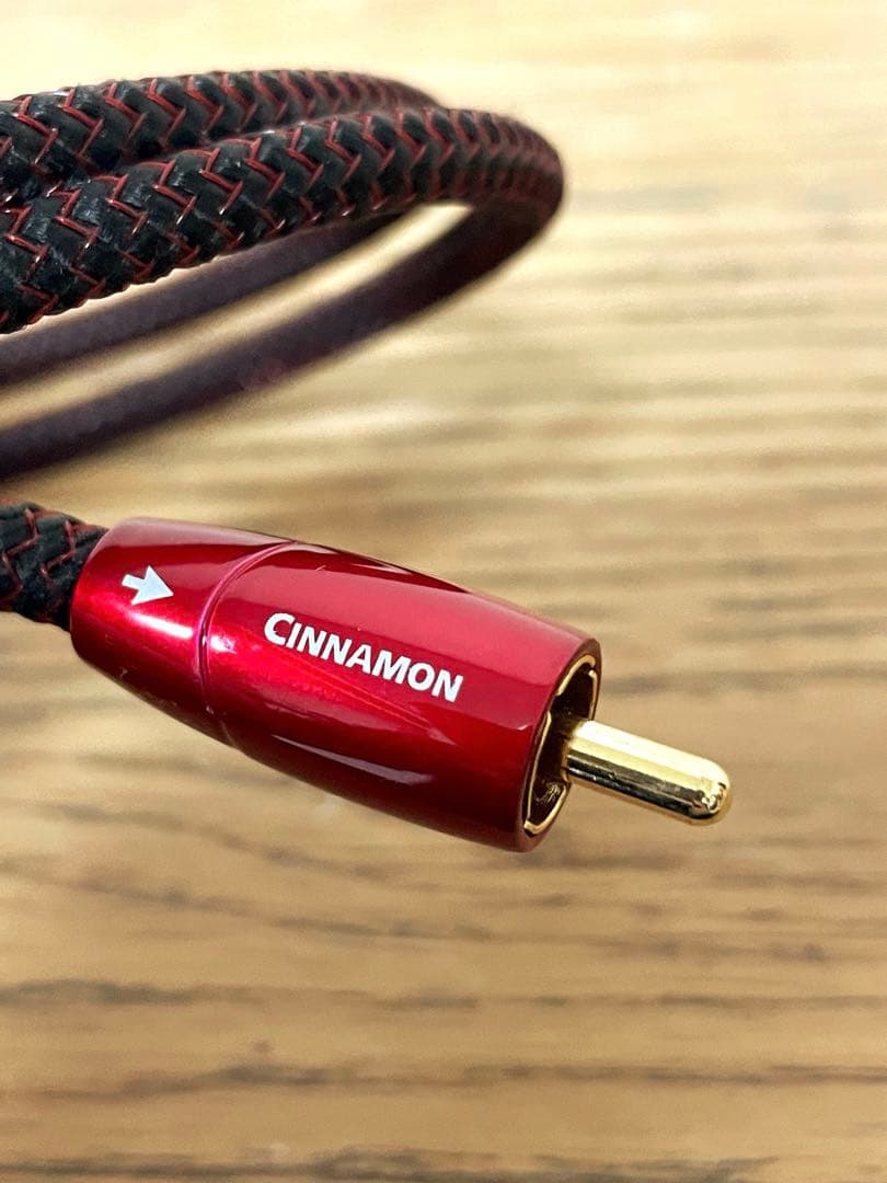 audioquest CINNAMON ケーブル 1.5m 0.75m 2本