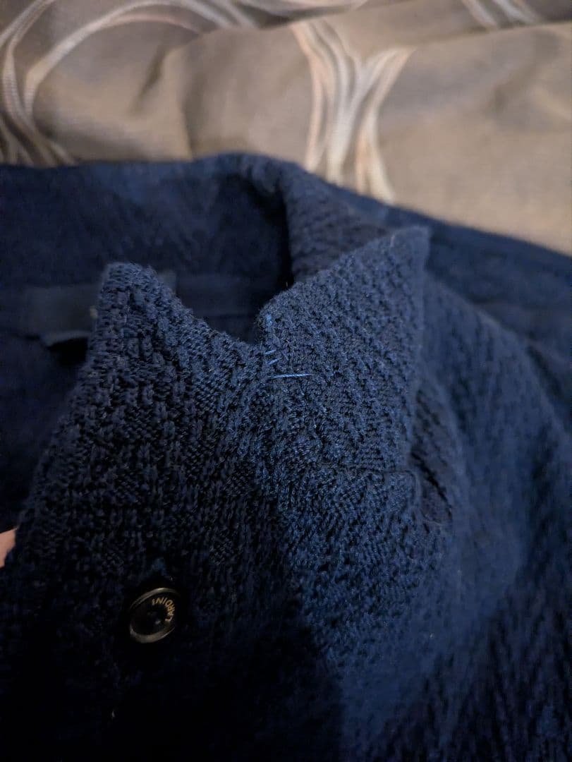 LARDINI ネイビー ダブルブレストジャケット