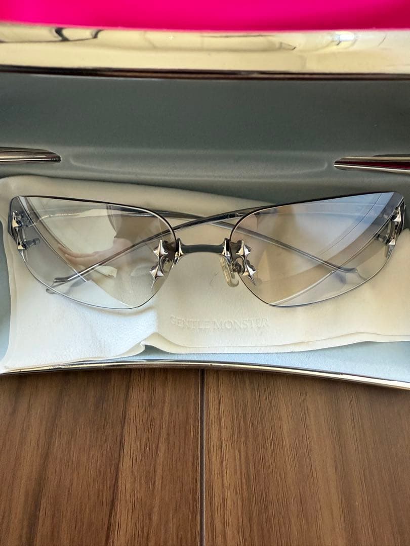 GENTLE MONSTER TTL-02 BRG リムレス　サングラス