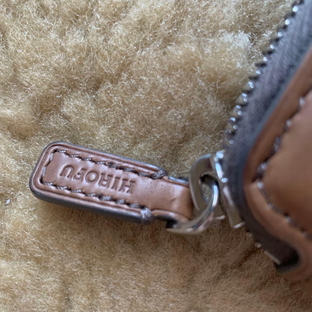 HIROFU ブラウン レザー 長財布