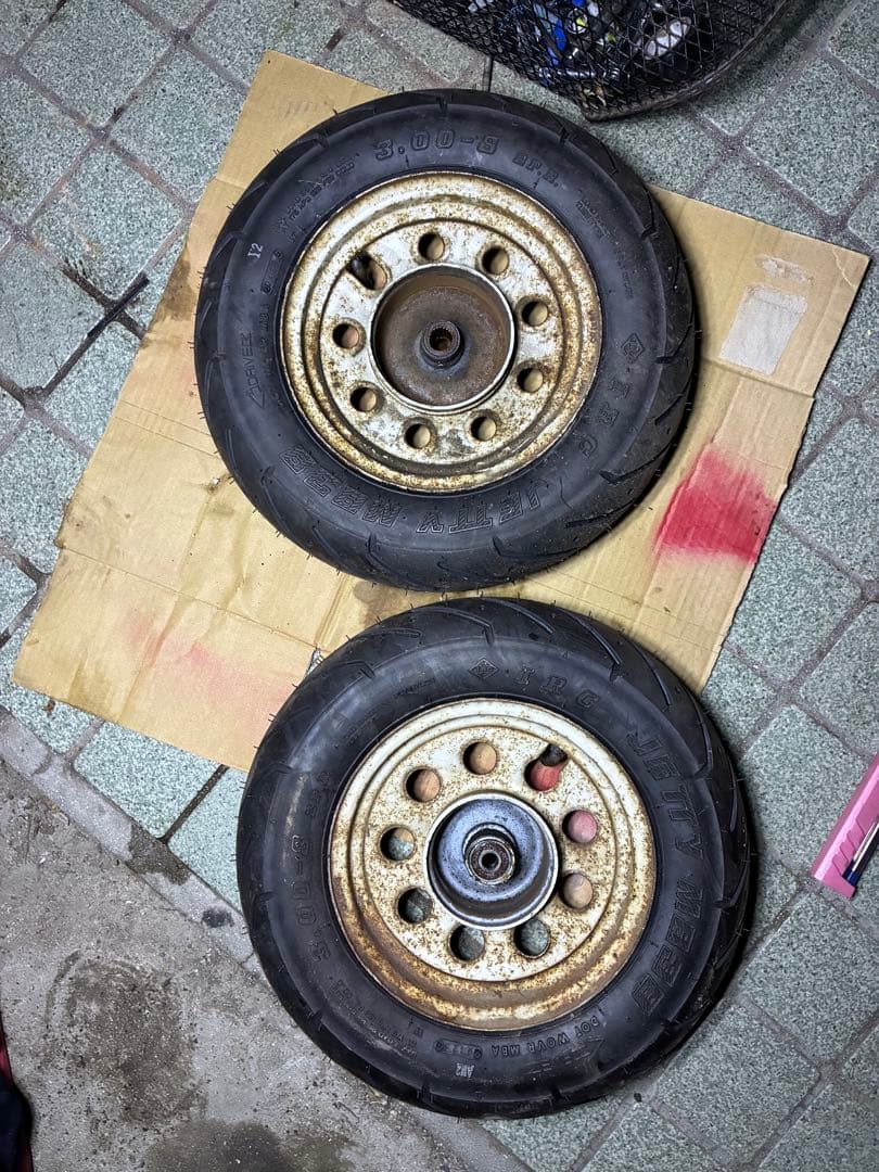 ホンダ dj1 ホイール 8インチ