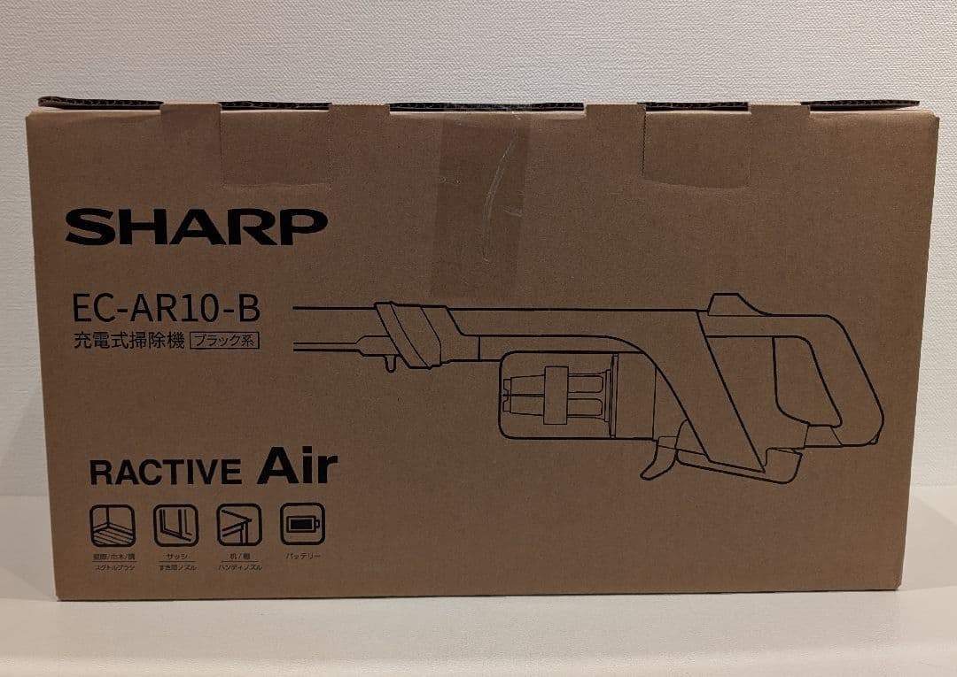 新品未使用　シャープ コードレス掃除機　ラクティブエア EC-AR10-B