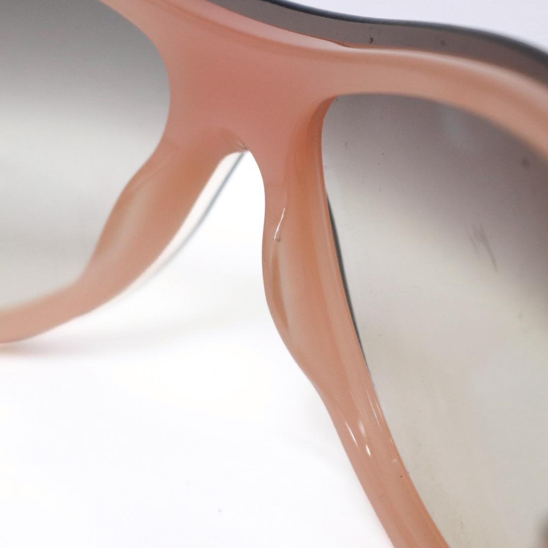 CHANEL ココマーク グレーベージュグラデ シールドサングラス d114