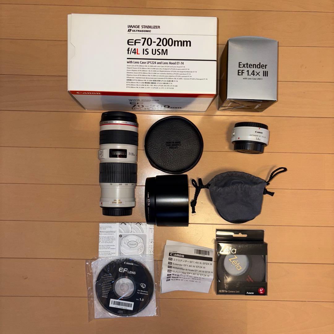 Canon EF70-200 f4L IS＋ Extender EF1.4×Ⅲ