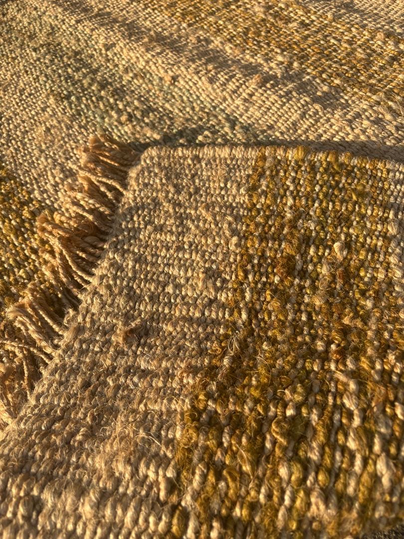 ASPLUND ジュート ラグ 200✖️140 インド製 絨毯 カーペット