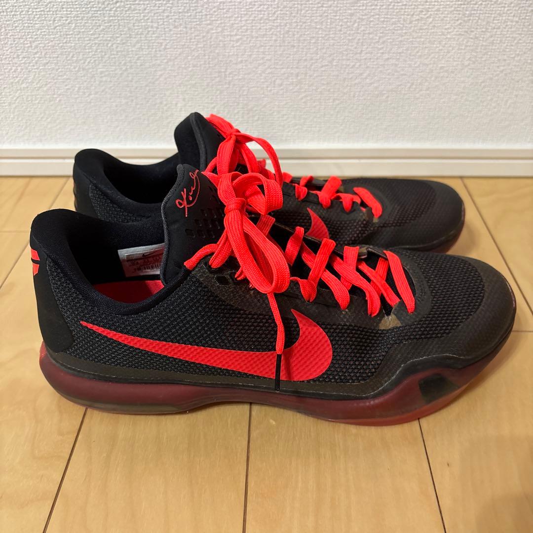【YSS-0928】Nike Kobe X ブラック/オレンジ　28.5