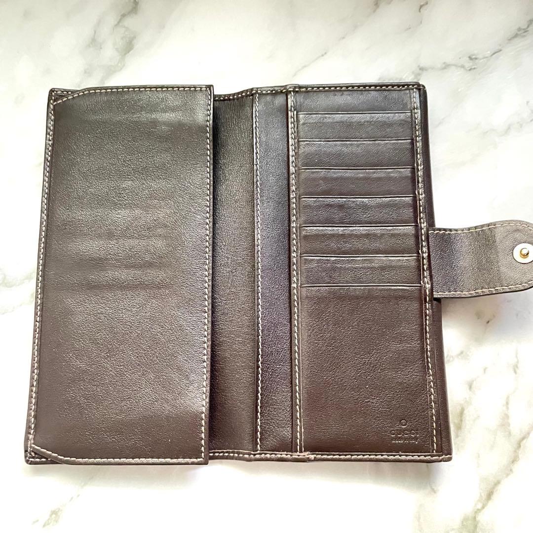 GUCCI グッチ ラブリーハート GGキャンバス 長財布　0123-⑤