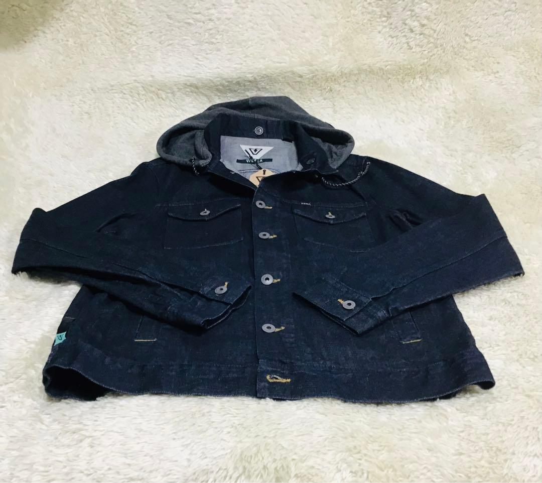 【タグ付き未使用品】VISSLA フード付きメンズデニムジャケット　ヴィスラ