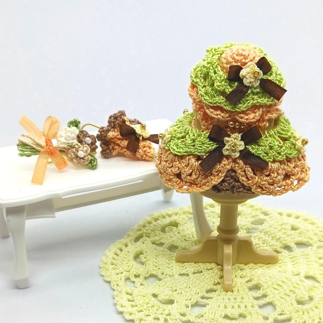 ひいページ　ミニチュアドール服　　ハンドメイドドール服