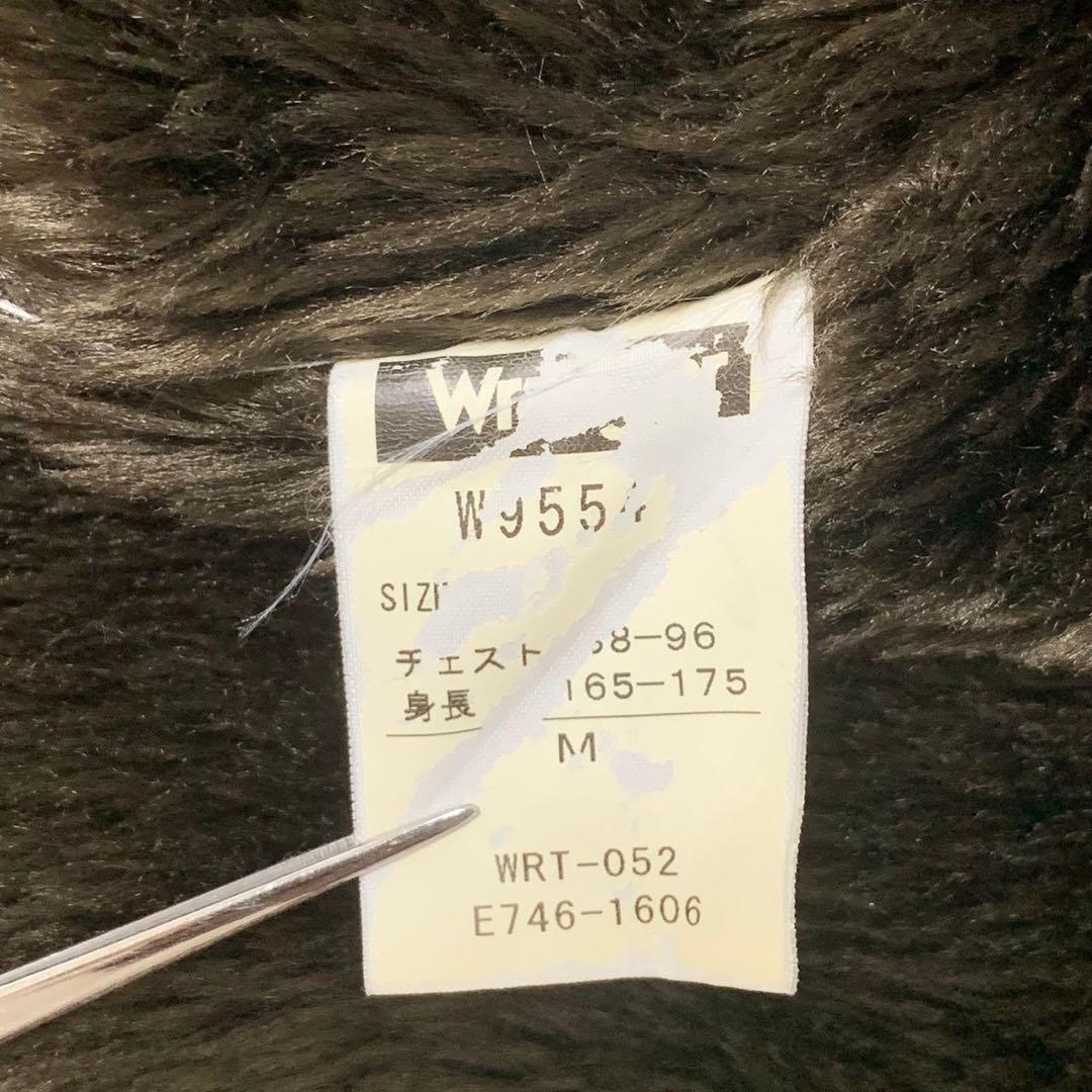 【w867】90s Wrangler ランチコート ジャケット ファー ブラック