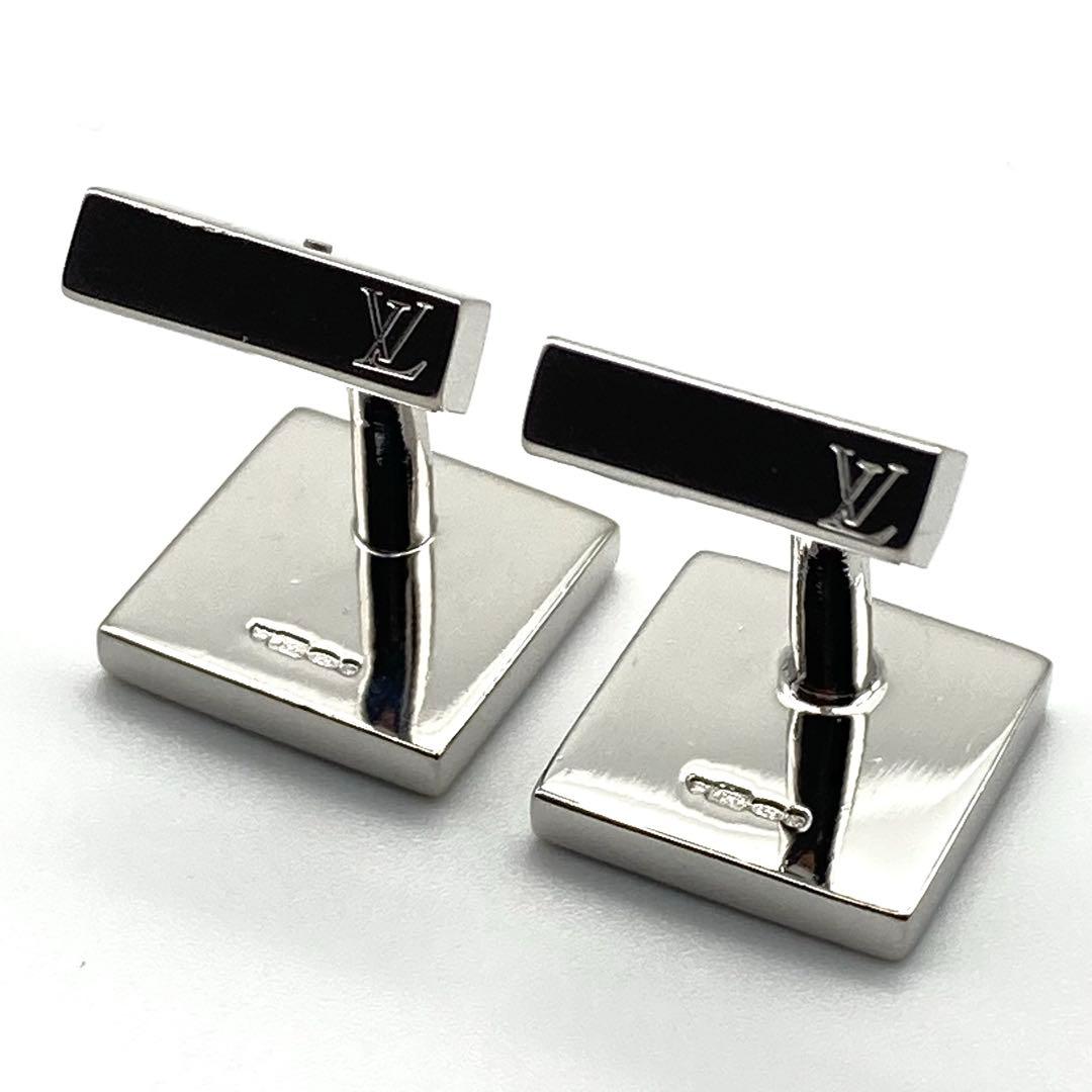 ルイヴィトン ブトン ドゥ マンシェット ダミエ16 カフス SV925