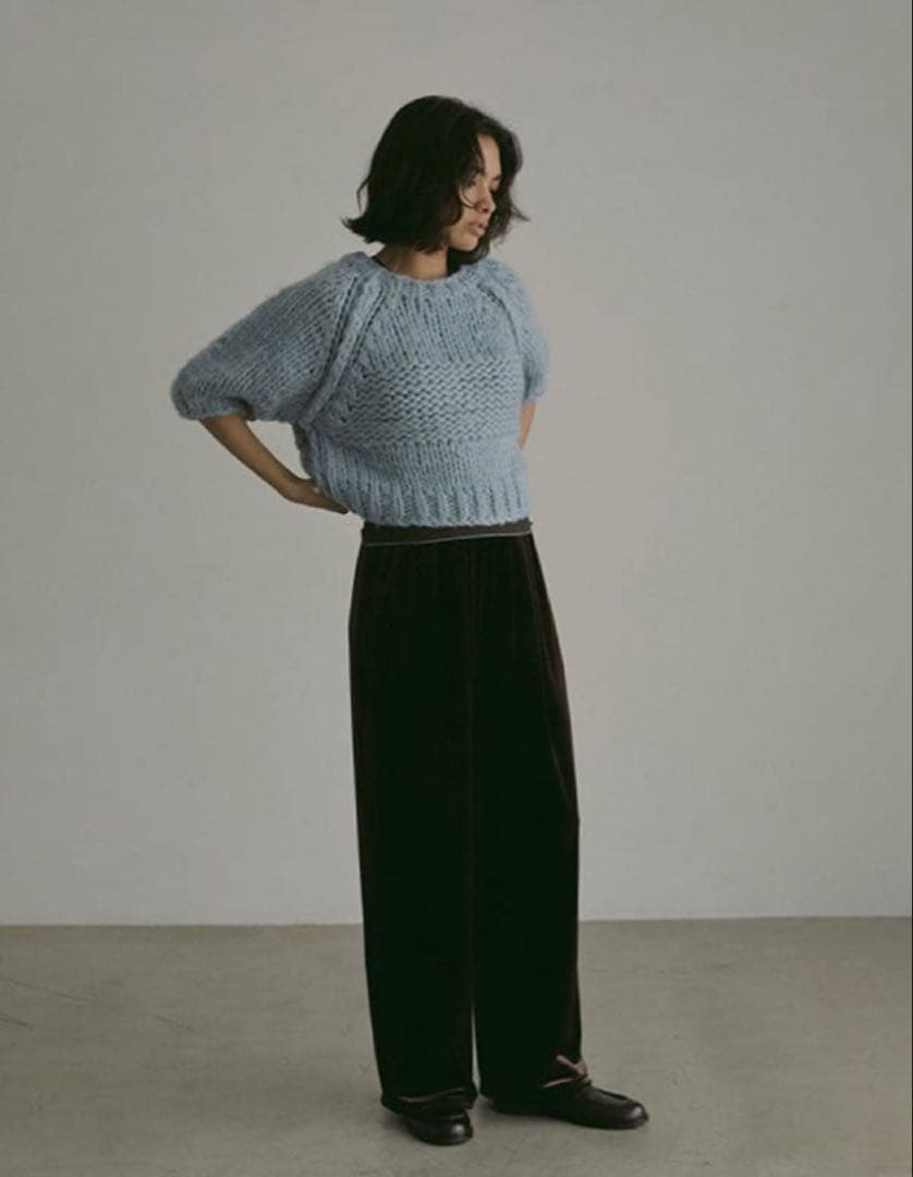 新品 etretokyo ベロアパンツ