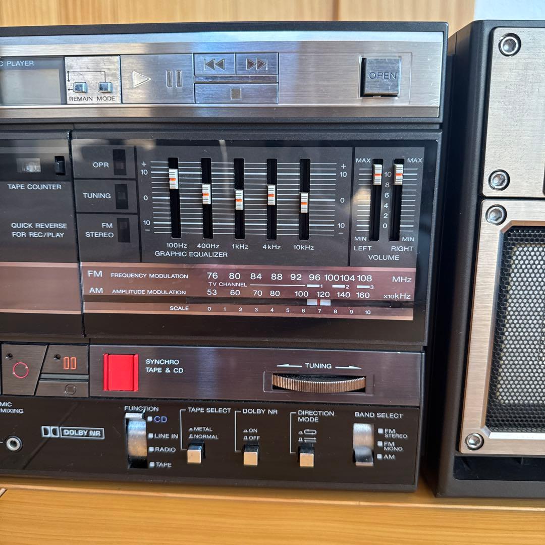 とんとん　希少 SONYソニー CFD-5 システムコンポ ラジカセ