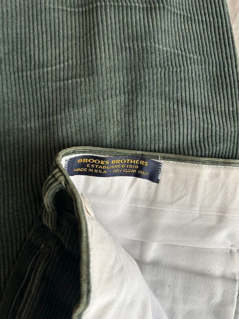 90s 90年代 コーデュロイパンツ ブルックスブラザーズ カーキ W32