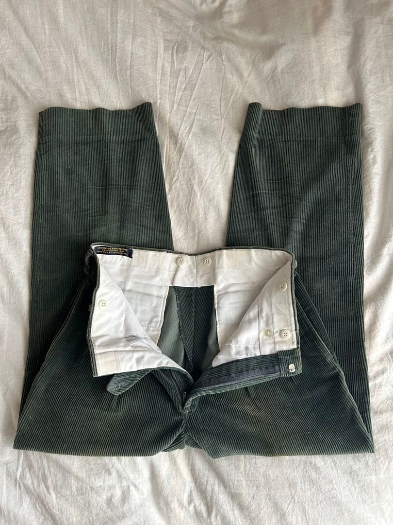 90s 90年代 コーデュロイパンツ ブルックスブラザーズ カーキ W32