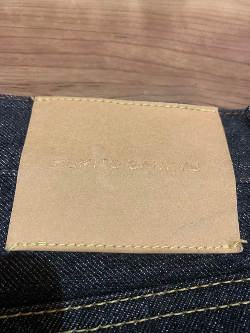 FUMITO GANRYU サルエルパンツ ダークデニム