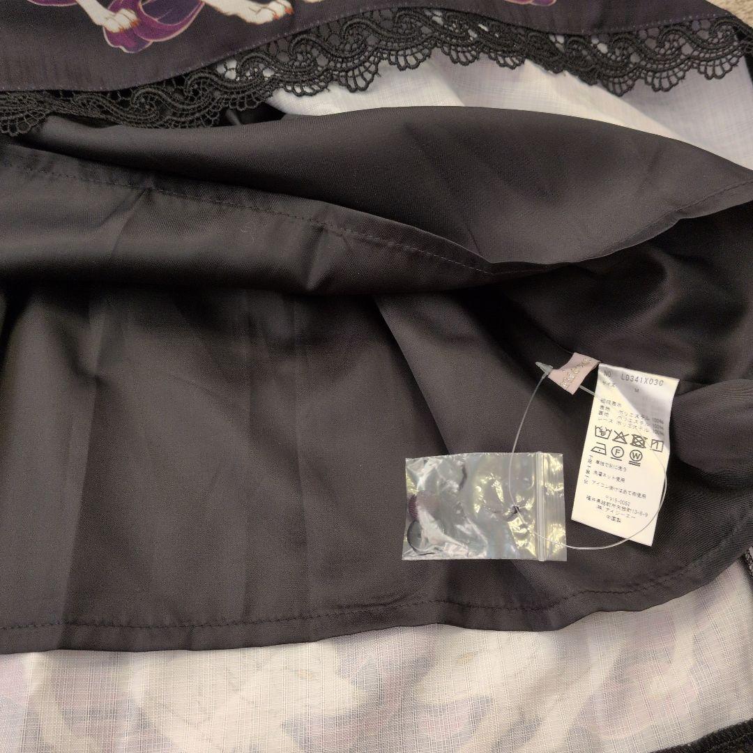 アクシーズ シャルミエール Chalmiere 菊と狐柄 洗える ジャンスカ