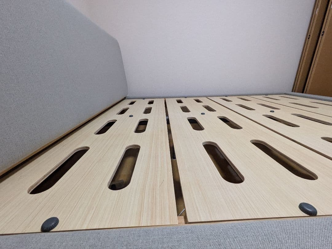 【仙台市手渡しOK】コアラファブリックベッドフレーム　コアラマットレス　クイーン