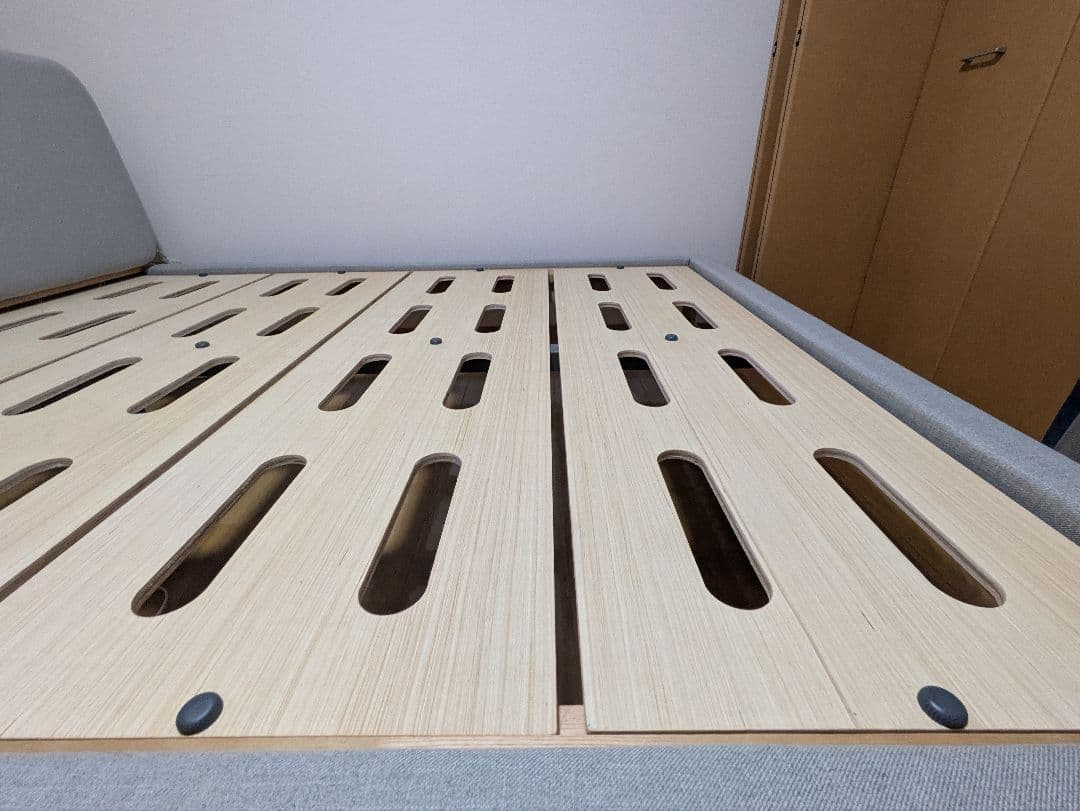 【仙台市手渡しOK】コアラファブリックベッドフレーム　コアラマットレス　クイーン