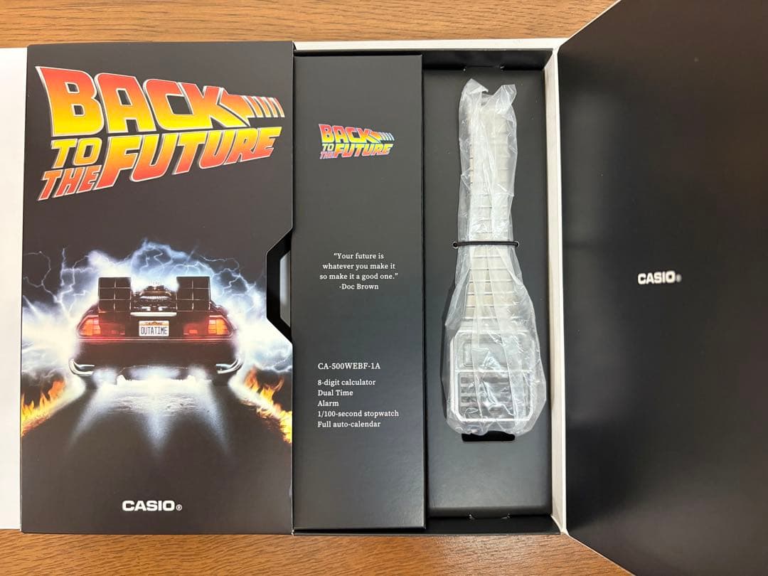 時計 CASIO CA-500WEBF-1AJR BACK TO THE FUTURE