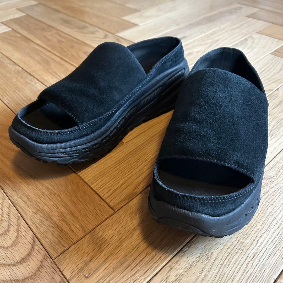 N.HOOLYWOOD × UGG サンダル 26.5cm 厚底 スエード 黒