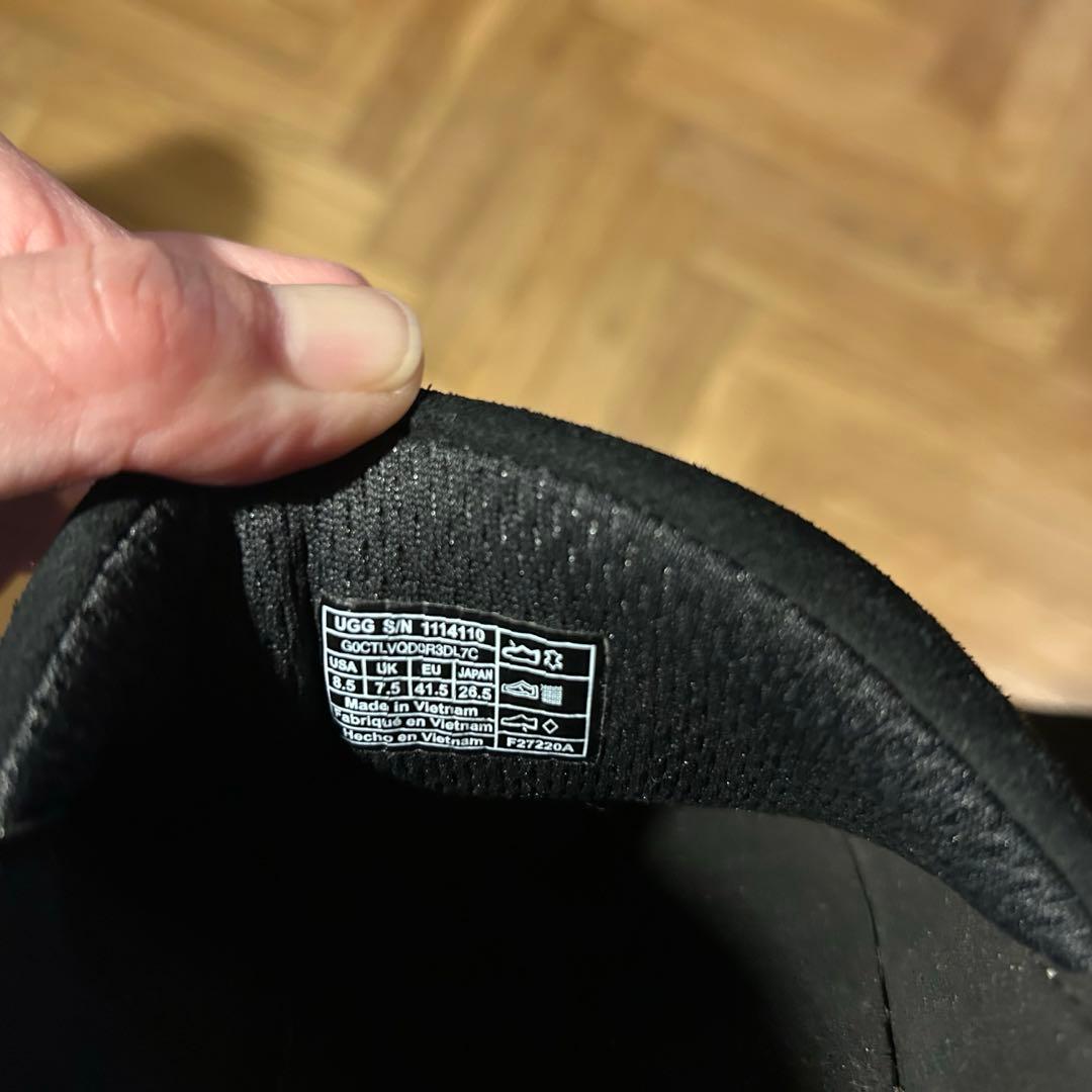 N.HOOLYWOOD × UGG サンダル 26.5cm 厚底 スエード 黒