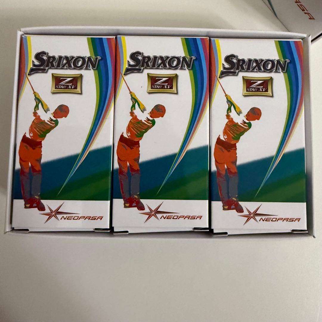 Srixon Z STAR XV ホワイト 3ダースプラス6球
