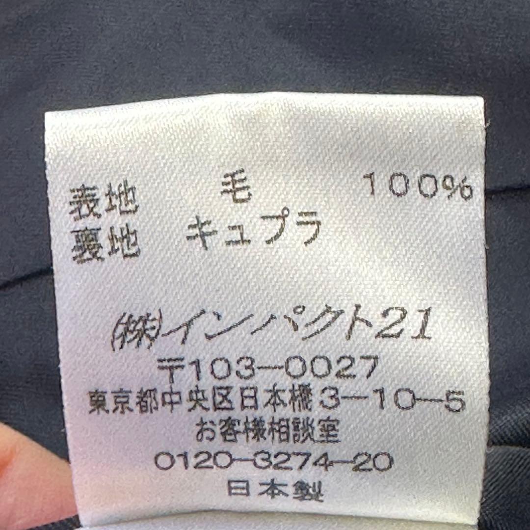 ラルフローレン　紺ブレ　金ボタン　エンブレム　ワッペン　ウール　ネイビー　M