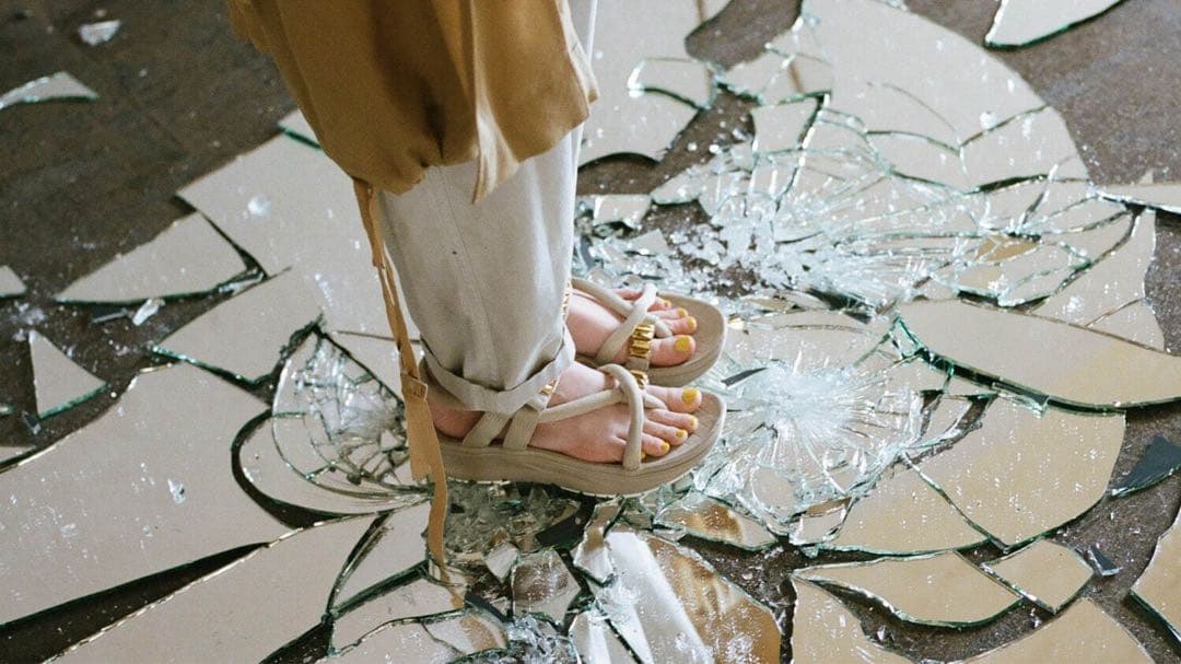 専用UNDERCOVER×nonnative スタッズサンダル ベージュ