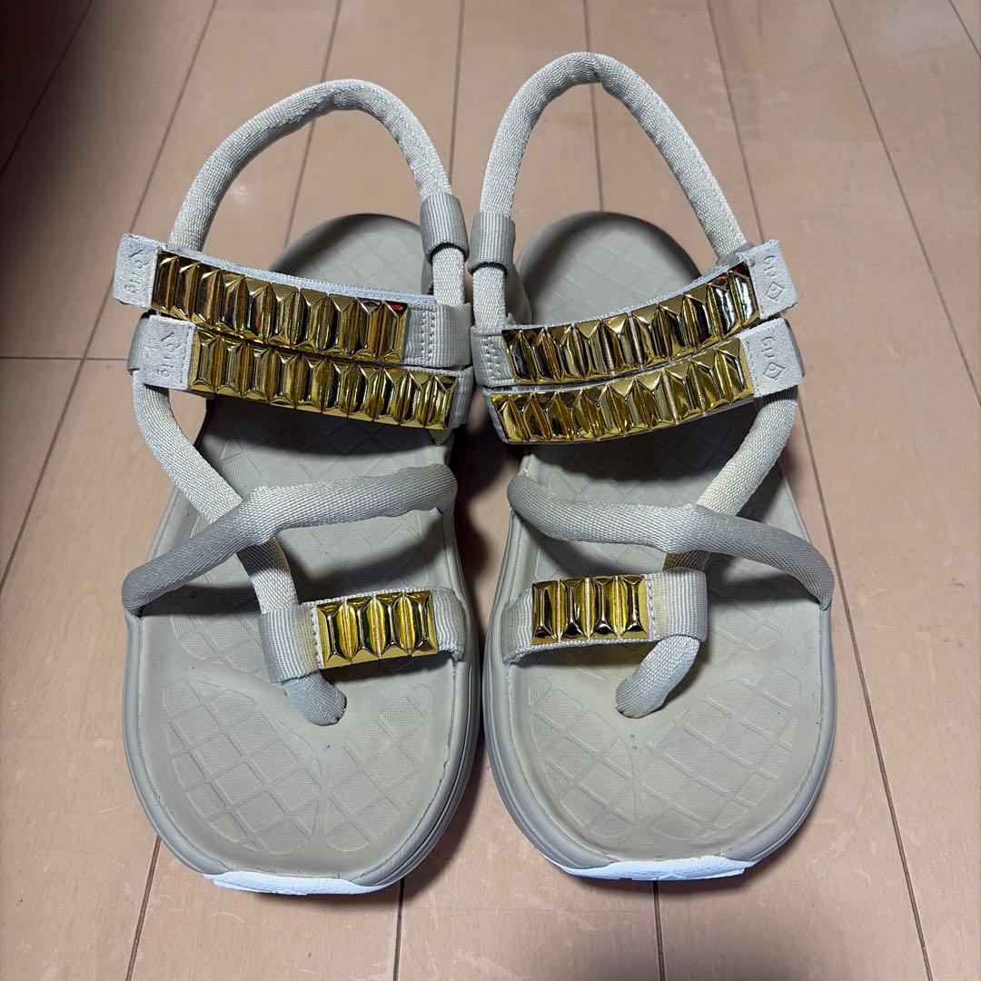 専用UNDERCOVER×nonnative スタッズサンダル ベージュ