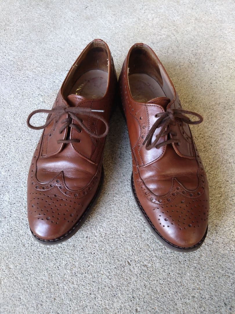 最終値下げChurch's チャーチ ウイングチップ ブラウンレザー