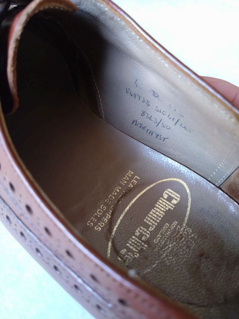 最終値下げChurch's チャーチ ウイングチップ ブラウンレザー