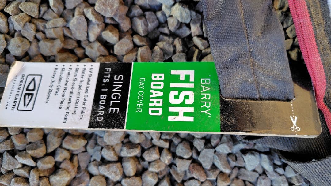 新品 ミッドレングス用サーフボードハードケース ８f用　 OCEAN＆EARTH