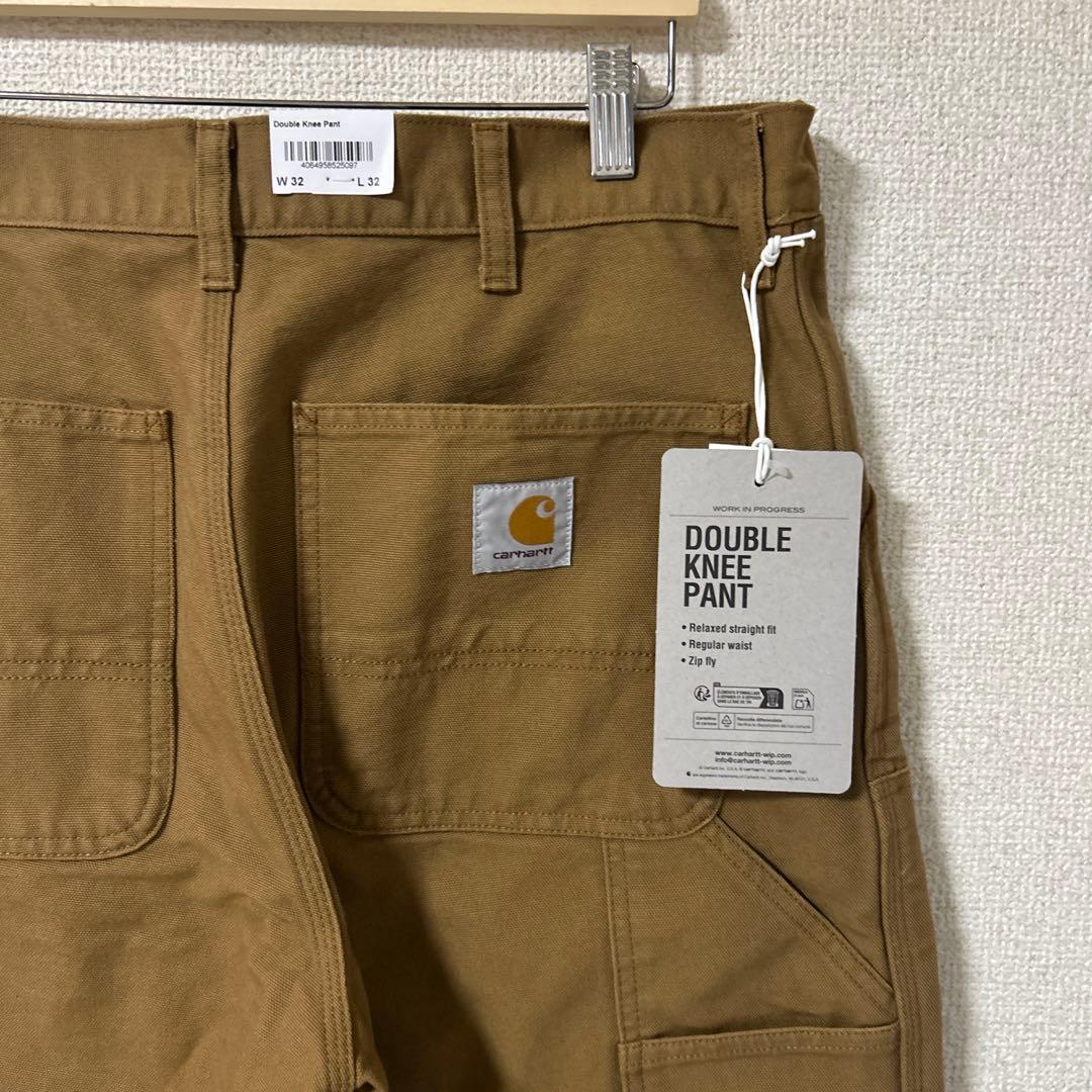 新品未使用Carhartt ダブルニーパンツ W32 ブラウン