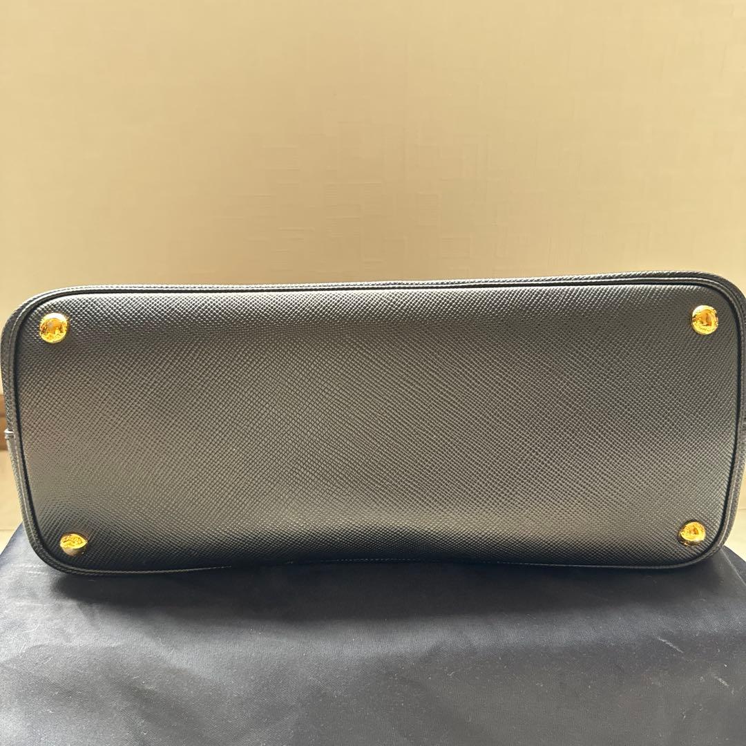プラダ サフィアーノ2wayバッグ ブラック 黒 PRADA ミラノ本店購入