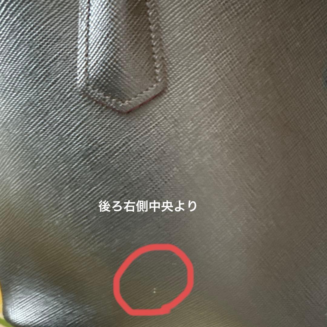 プラダ サフィアーノ2wayバッグ ブラック 黒 PRADA ミラノ本店購入